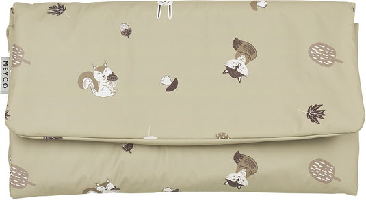Meyco baby forest animals verschoonmat - sand