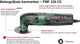 Bosch pmf 220 ce multitool - op snoer - oscillerend - 220 w - incl. 9 accessoires en koffer