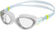 Speedo biofuse 2.0 zwembril dames - ergonomische duikbril volwassenen - anti condens uv-bescherming - professionele zwembril met drukknopsluiting - superzachte afdichting - clear blauw