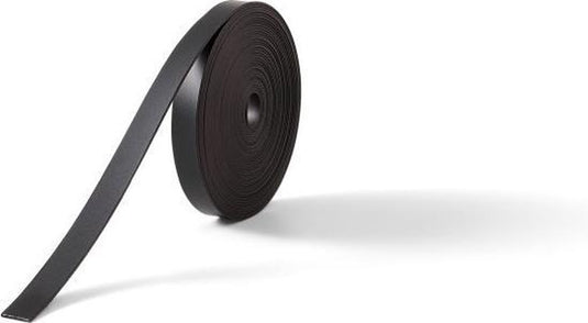 Nobo nob zelfklevende magneetband verdeeltape op rol voor whiteboard - 10meter en 1cm breed - wit - 1 stuk