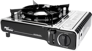 Alpen camping - gasfornuis 2.2kw met gasfornuis kruis | camping fornuis - gasverbruik 160 g h piëzo-ontsteking