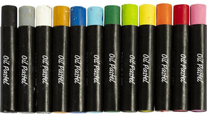Creativ company cc oliepastels standaardkleuren 12 stuks