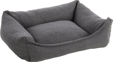 Flamingo orthopedische hondenmand – orthopedisch hondenbed – premium line – pure luxe hondenbed 65 x 50 x 20 cm – extra memory foam voor maximaal comfort – baldar mand donkergrijs