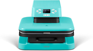 Loklik - auto heat press machine voor het personaliseren van tshirts, sweater, dekens, handdoeken, draagtassen, zakken en ander textiel - hittepers voor sublimatie met vinyl - blauw