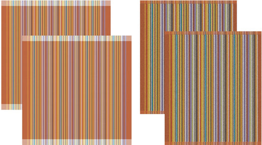 Ddddd - over the rainbow - 2x theedoeken 2x keukendoeken - terra