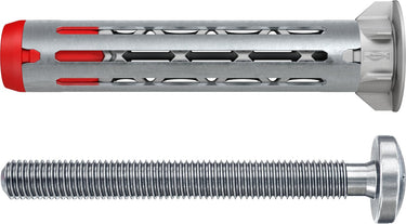 Fischer hollewandplug duohm 4×55 s ph tx - universele hollewandplug met torx bolkopschroef - 25 stuks