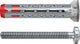 Fischer hollewandplug duohm 4×55 s ph tx - universele hollewandplug met torx bolkopschroef - 25 stuks