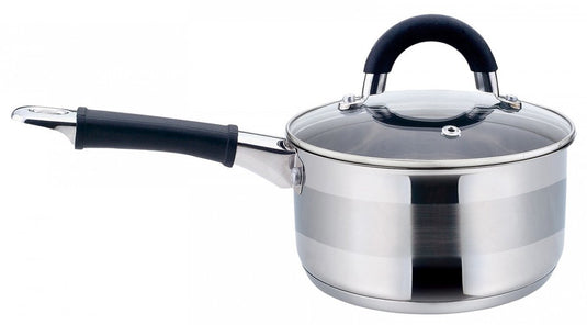 Kinghoff 1256 - steelpan met deksel - ø18 cm - rvs - 2,1 liter