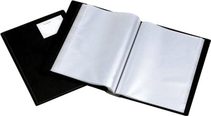 Esselte 54674, presentatiemap, a4, kunststof, polypropyleen (pp), polyvinyl chloride (pvc), zwart, 24 vakken, 240 mm