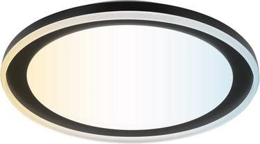 Brilliant pederson - plafondlamp - led 26w - 2700k-6500k - zwart