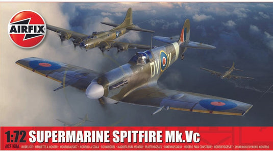 Airfix modelbouwpakket militaire voertuigen - 02108a supermarine spitfire mk.vc plane plastic - 1:72 - modelbouw