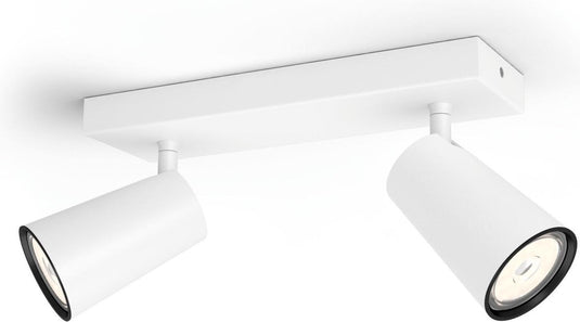 Philips led philips paisley opbouwspot - 2-lichts - wit