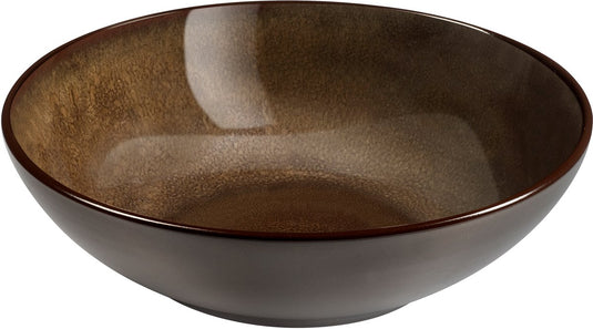 Medard de noblat - feeling bronze - salade en pastabord 18 cm - 6 delig - stoneware