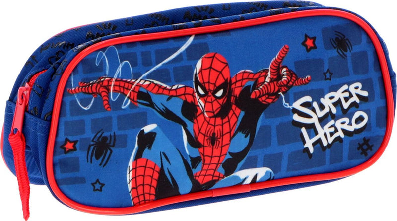 Afbeelding laden in galerijviewer, Spider-man etui voor kinderen - spiderman schoolspullen
