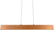 Trio edgewood - hanglamp - houtkleurig - incl. 1x smd 27 w - sensor dimmer - 4-stappen touch - traploos instelbare lichtkleur - verlichting omhoog en omlaag - plafondbevestiging - geheugenfunctie - traploos in hoogte verstelbaar - fsc-certificaat