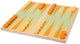 Koopman houten bordspel backgammon reisspel compact formaat 20x20cm.