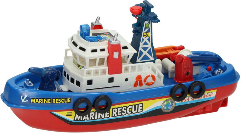 ギャラリービューアに画像をロードする, Lobbes reddingsboot speelgoed boot kunststof multikleuren voor kinderen.
