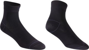 Bbb cycling fietssokken zwart - 2 paar - lengte: 10cm - duurzame wielrensokken zomer - maat 44 47 - fietssokken heren en dames - combifeet bso-06