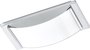 Eglo batholino wasao 1 - wand plafondlamp - 1 lichts - chroom - wit