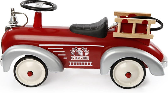 Baghera loopauto - brandweerwagen - 75x25x37cm - verover de baan in stijl - 1 jaar