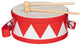 Goki trommel rood - speelgoed muziekinstrument voor kinderen.