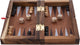 Engelhart schaak backgammon opklapbaar klein – houten 2-in-1 bordspel – schaakspel backgammon – klassiek strategiespel – 2 spelers – compact reisformaat –