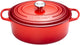 Le creuset braadpan signature ovaal kersenrood – ø 33 cm 7,5 liter – grote gietijzeren stoofpan – klassieke rode emaille – voor grote gezinsgerechten, braden en stoven – geschikt voor alle warmtebronnen incl. inductie – tijdloos frans design
