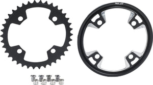 Xlc cr-e02 kettingblad - bosch e-bike - 38 tanden - aluminium - zwart zilver