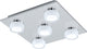 Eglo romendo 1 plafondlamp - led - 32 cm - chroom - dimbaar