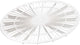 Westmark taartrooster en -verdeler, dubbele functie, rond, diameter: 32 cm, kunststof, wit, 31432270