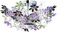 Rl live your light reality flower - plafondlamp - chroom - excl. 4x e14 4 w - patroon bescherming