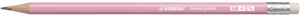 Stabilo swano pastel potlood, hb, met gom, roze 12 stuks