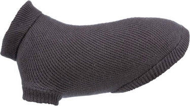 Trixie hondentrui - antraciet slim-fit 55cm - warme trui met kraag en beenlussen