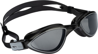 Avento zwembril flex - curved wide view - zwart - verstelbaar - anti-condens uv-bescherming