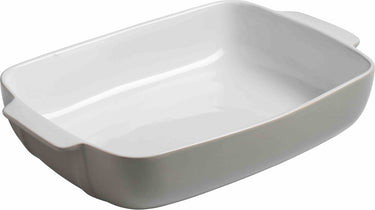 Pyrex signature ovenschaal rechthoek - keramiek - 42x25 cm - grijs