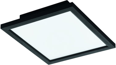 Eglo connect.z salobrena-z smart plafondlamp - 30 cm - zwart wit - instelbaar wit licht - dimbaar - zigbee
