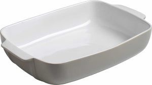 Pyrex signature ovenschaal rechthoek - keramiek - 25x19 cm - grijs