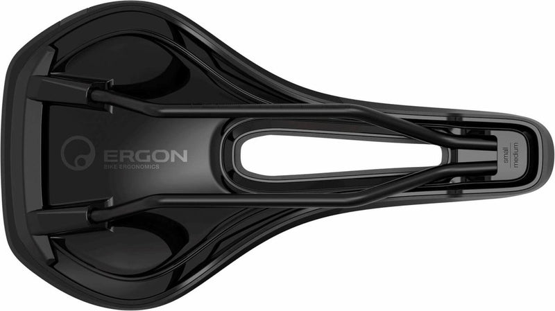 Afbeelding laden in galerijviewer, Ergon zadel SMC Sport gel dames S M zwart
