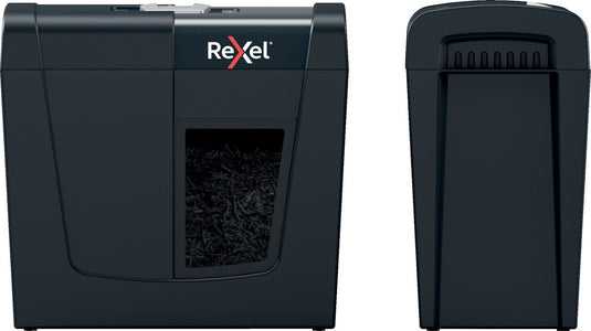 Rexel secure x6 papierversnipperaar - p4 snippers - tot 6 vel - 10l - zwart