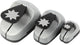 Creativ company ponsen set, grafische ster, 25+50+75 mm, 3 stuk, 1 doos