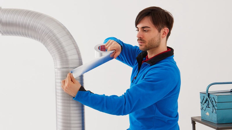 Afbeelding laden in galerijviewer, Tesa professional - aluminium repartape - 25m x 50mm - snel verwijderbaar
