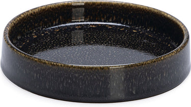 Designed by lotte eetbak jace - voerbak - drinkbak - kat - keramiek - zwart - 15 cm - 300 ml