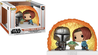 Funko pop moment: star wars: the mandalorian - grogu force barrier pop #719