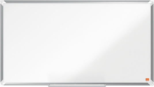Nobo premium plus widescreen magnetisch whiteboard emaille - met pennengoot - inclusief whiteboard marker - 890x500mm