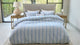 Riviera maison rivièra maison silvan dekbedovertrek - eenpersoons - 140 x 200 220 cm - blauw