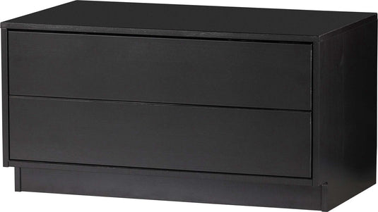 Woood finca tv meubel - grenen - zwart - 40x75x40