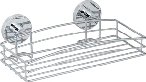 Wenko vacuum-loc doucherek chroom 26x15cm - douchemand - bevestigen zonder boren