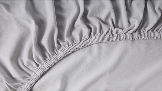 Cinderella - topper hoeslaken (tot 12 cm) - jersey - 140x200 210 cm - lichtgrijs