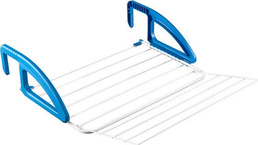 Metaltex bries droogrek 6 m drooglijn wit blauw