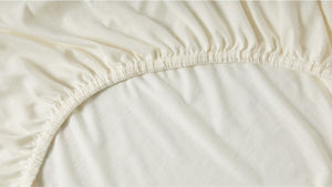 Cinderella hoeslaken - geschikt voor boxspring - jersey - 160x200 cm - tot 25 cm - ivoor